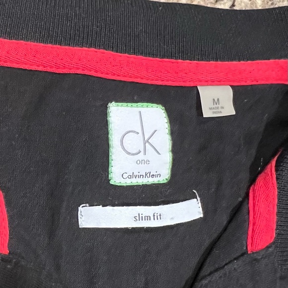 Men’s Calvin Klein graphic polo shirt - M - Picture 3 of 6